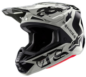 Casque cross S-M7 Alpinestars Wolf Dust Edition limitée - (2)