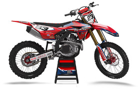 Kit déco HONDA personnalisé Troy Lee Designs - Mx Stickers