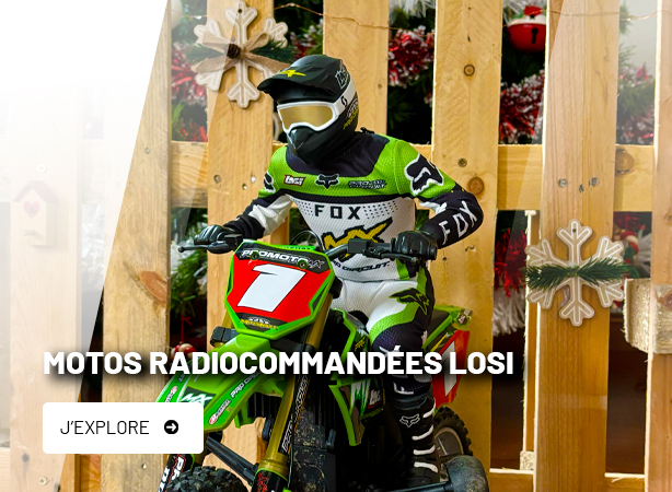 Bloc Image - Motos radiocommandées Losi Noël