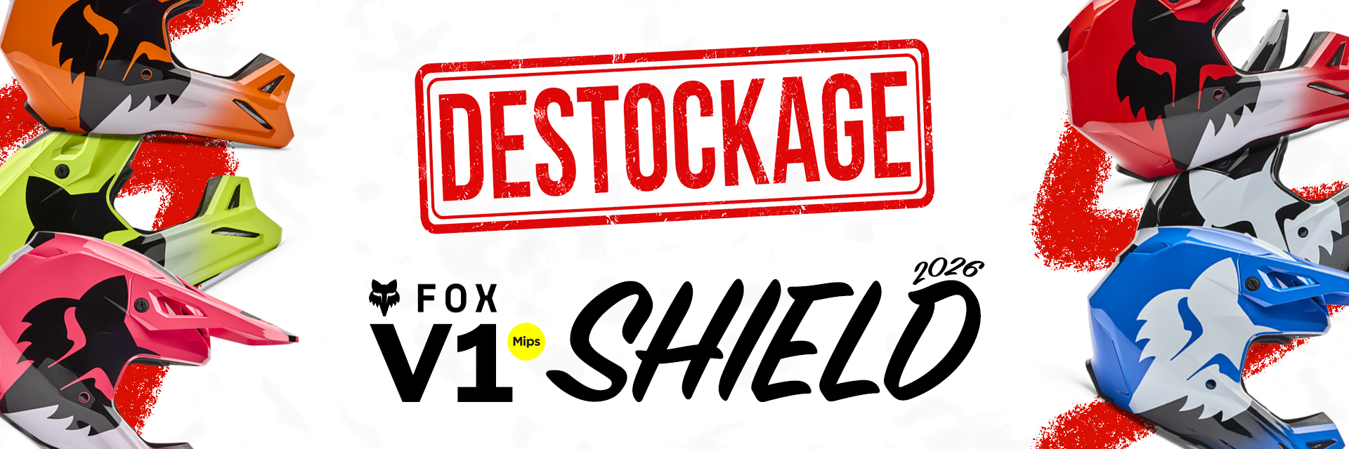 Diapo Destockage Fox V1 Shield 2026