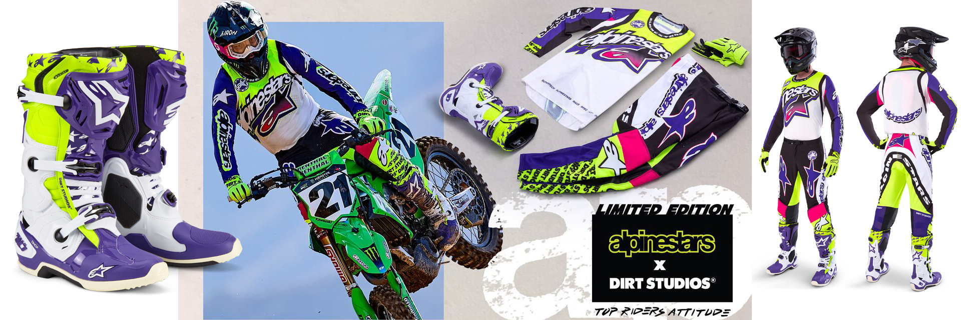 Diapo Edition limitée - Alpinestars Dirt Studios 2025 Anaheim