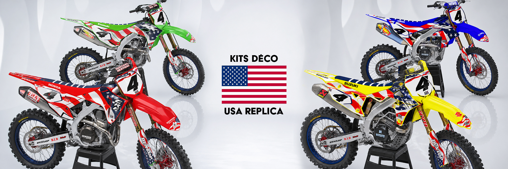 Diapo Kits déco MX-Stickers USA Replica