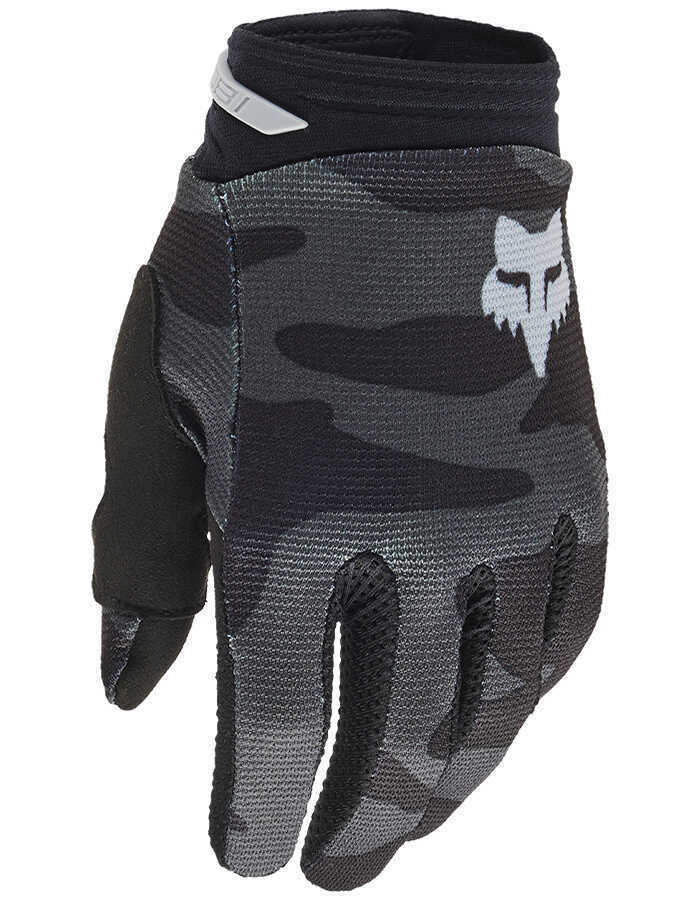 Masque Fox Enfant Main CORE Noir Gris 2024