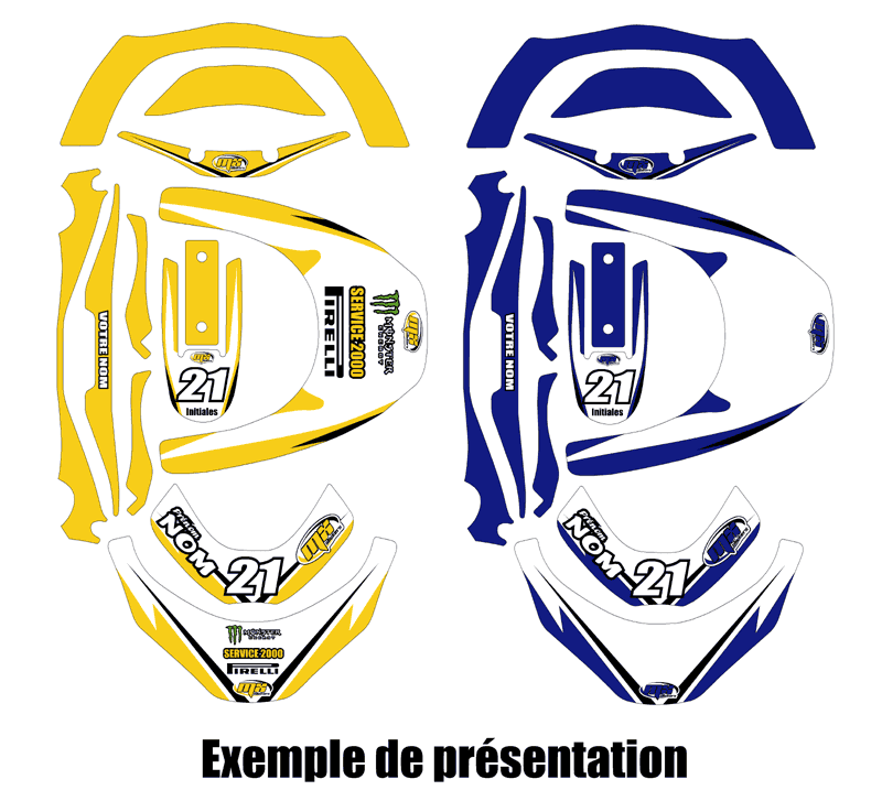 sticker pare soleil casque karting rockstar