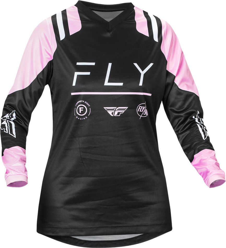 Tenue cross femme Fly Racing 2024 Lite - Violet Blanc Corail Fluo