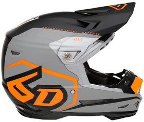 Casque cross 6D ATR-2 Delta Orange Fluo 2025