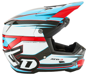 Casque cross 6D ATR-3 Hyper Cyan 2025