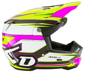 Casque cross 6D ATR-3 Hyper Rose Fluo 2025