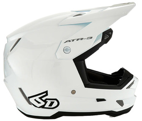 Casque cross 6D ATR-3 Solid Blanc 2025