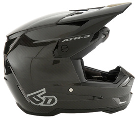 Casque cross 6D ATR-3 Solid Noir 2025