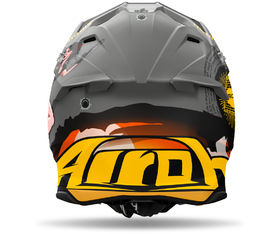 Casque cross Airoh Twist 3 Adventure Mat 2025 Derrière