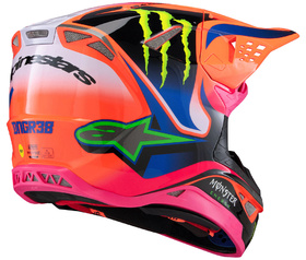 Casque cross Alpinestars Supertech S-M10 Deegan Monster 2025 Côté