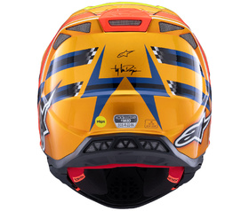 Casque cross Alpinestars Supertech S-M10 TLD Edition 2025 Derrière