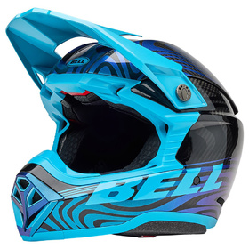 Casque cross Bell Moto-10 Spherical Cortex Bleu 2025