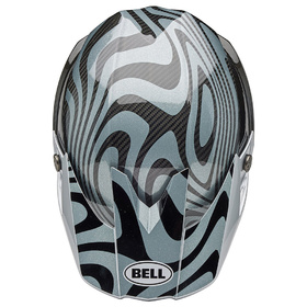 Casque cross Bell Moto-10 Spherical Cortex Gris 2025 Dessus