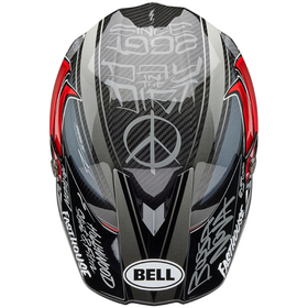 Casque cross Bell Moto-10 Spherical Fasthouse DITD 2025 Dessus