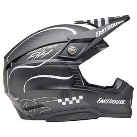 Casque cross Bell Moto-10 Spherical Fasthouse Raven 2025 Côté