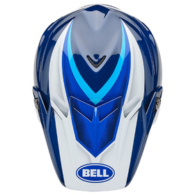 Casque cross Bell Moto-9S Flex Merchant Bleu 2025 Dessus