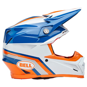 Casque cross Bell Moto-9S Flex Merchant Orange 2025 Côté