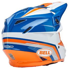 Casque cross Bell Moto-9S Flex Merchant Orange 2025 Derrière