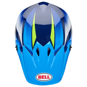 Casque cross Bell MX-9 Mips Jackal Bleu 2025 Dessus