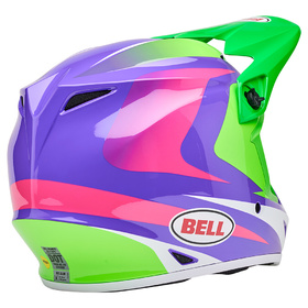 Casque cross Bell MX-9 Mips Jackal Vert Fluo 2025 Derrière