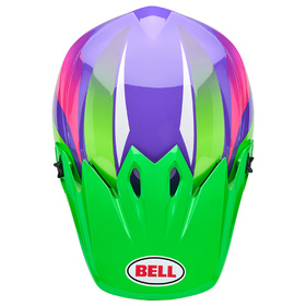 Casque cross Bell MX-9 Mips Jackal Vert Fluo 2025 Dessus