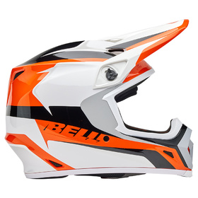 Casque cross Bell MX-9 Mips Rift Orange 2025 Côté