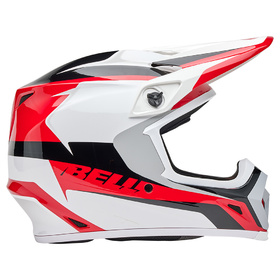 Casque cross Bell MX-9 Mips Rift Rouge 2025 Côté