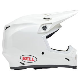 Casque cross Bell MX-9 Mips Solid Blanc 2025 Côté