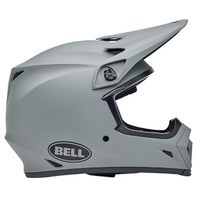 Casque cross Bell MX-9 Mips Solid Gris Mat 2025 Côté