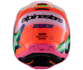 Casque cross Enfant Alpinestars S-M3 Deegan 2025 Derrière