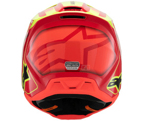 Casque cross Enfant Alpinestars S-M3 Fray Rouge 2025 Derrière