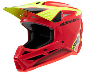 Casque cross Enfant Alpinestars S-M3 Fray Rouge 2025