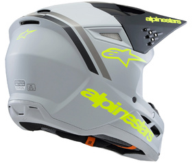 Casque cross Enfant Alpinestars S-M3 Radium Gris 2025 Côté