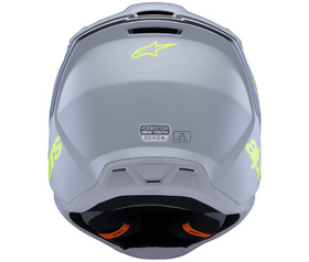 Casque cross Enfant Alpinestars S-M3 Radium Gris 2025 Derrière