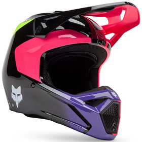 Casque cross Enfant Fox V1 Elevated Rose 2025