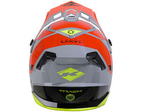 Casque cross Enfant Kenny Track Grey Orange 2025 Derrière