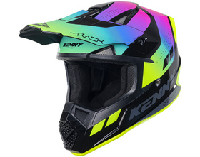 Casque cross Enfant Kenny Track Neon 2025 Côté