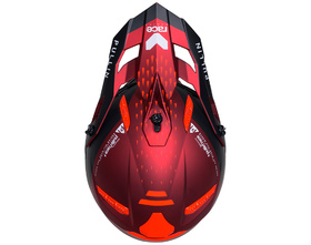 Casque cross Enfant Pull-In Master Red 2025 Dessus