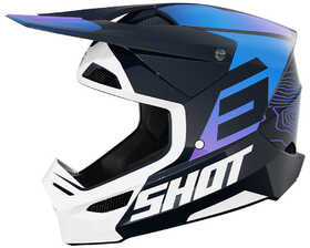 Casque cross Enfant Shot Furious Apex Bleu 2025