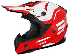 Casque cross Enfant Shot Pulse Lines Rouge 2025