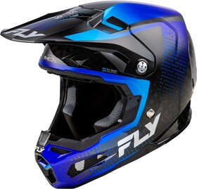 Casque cross Fly Racing Formula S Carbon Protocol Bleu 2025