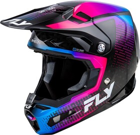 Casque cross Fly Racing Formula S Carbon Protocol Rose 2025