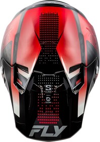 Casque cross Fly Racing Formula S Carbon Protocol Rouge 2025 Dessus