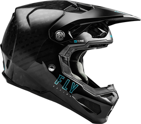 Casque cross Fly Racing Formula S Carbon Solid Noir 2025 Côté