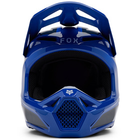 Casque cross Fox V1 Lean Bleu 2025 Devant