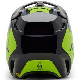 Casque cross Fox V1 Lean Gris 2025 Derrière