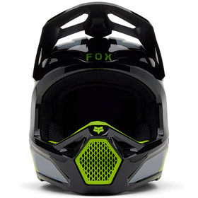 Casque cross Fox V1 Lean Gris 2025 Devant