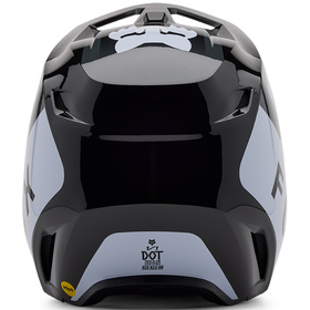 Casque cross Fox V1 Lean Noir 2025 Derrière